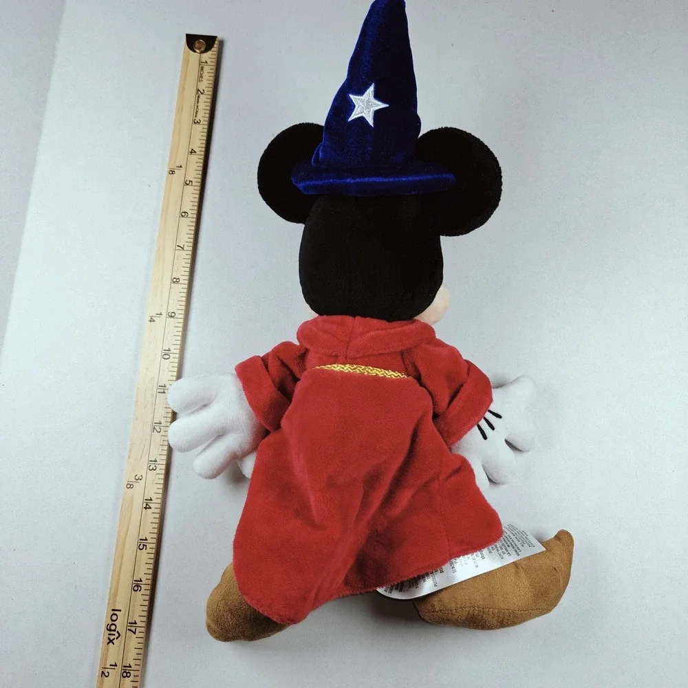 Disney Parks Fantasia Mickey Mouse Wizard Sorcerer Plush Stuffed Toy See Photos‎